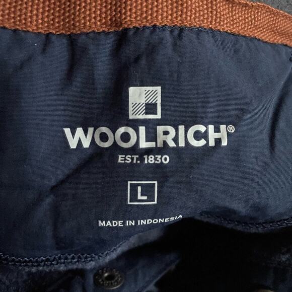 Woolrich Mens Navy Heather Drifter Sweater Fleece Size L - Picture 3 of 6